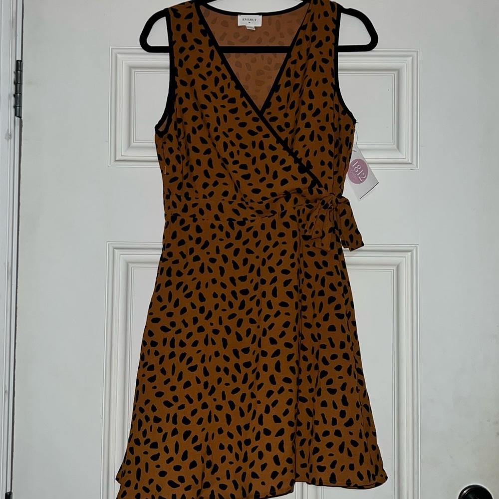 Animal print boutique dress